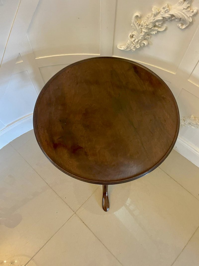 Superb Quality Antique George III Mahogany Lamp Table - Image 6